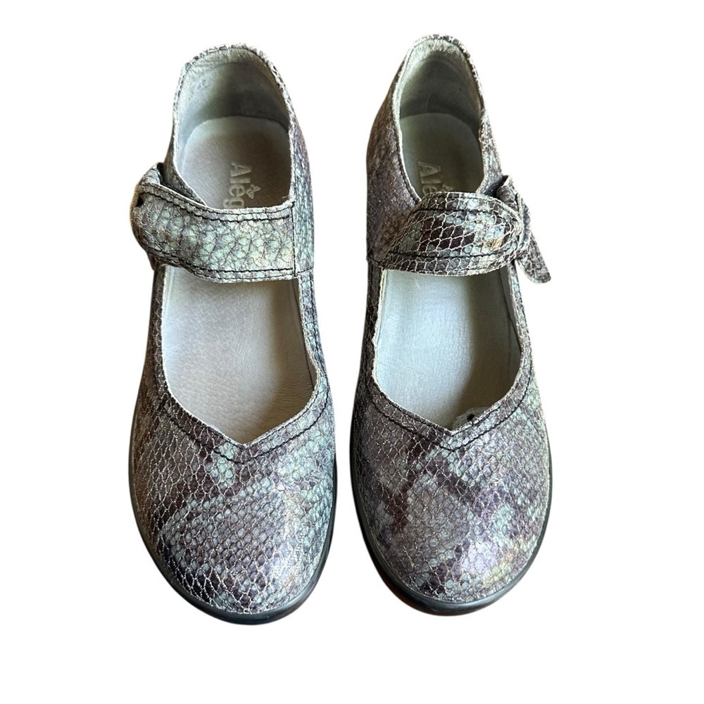Alegria Ella Onyx Snake Mary Jane Shoes- ELL 730 Sz EU 42 (US 11.5-12)